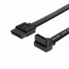 Picture of SATAGear 20 inch SATA III Device Cable Straight to Right Angle (SS-05MSR)