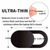 Picture of Lizusidtsy Laptop Slide 12 Pack, Ultra Thin Laptop Camera Cover Slide for, Computer, Laptop, PC, Black, 500069536