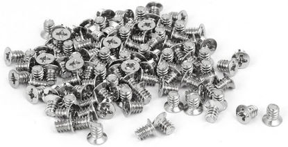 Picture of Generic Computer PC Case 3.5-inch HDD 6-32 Flat Phillips Head Hard Drive Screw 100pcs