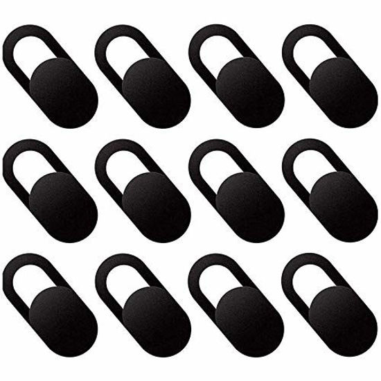 Picture of Pasotim Laptop 12 Pack, Ultra Thin Laptop Camera Cover for, Computer, Laptop, PC, Black, 500069536