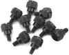 Picture of Computer Case Thumbscrews Carbon Steel Computer Case Screws for Cover/Power Supply/PCI Slots/Hard Drives Black 10pcs Flexible Tool Bit