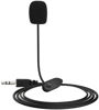 Picture of External Lavalier Microphone Wired 3.5mm Jack Hands Free Clip-on Lapel Mic for Podcast Recording Smartphone PC Laptop Nice and Clever