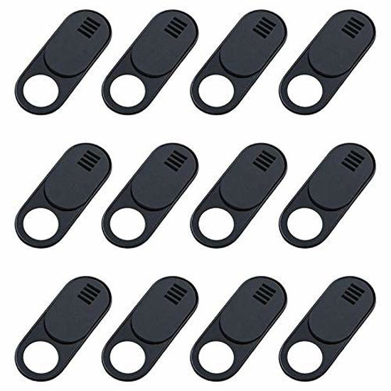 Picture of Lizusidtsy , 12-Pack Ultra Thin Design Web Camera Cover Slide for Laptop, PC, Computer, Pro- Black, 500069532
