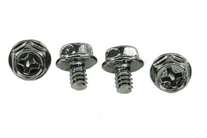 Picture of UNC Screws 6-32 x 5 cross-slotted Black Nickel (4pcs)
