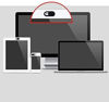 Picture of Webcam Cover [3 Pack], Oval Shape Webcam Cover Shutter Slider Plastic Camera Cover, Camera Cover Slide Webcam Cover Slide Camera Sticker for Laptop, Desktop, Computer, Smartphone