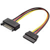 Picture of 15 Pin SATA Power Extension Cable - 8 Inch