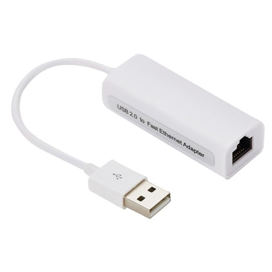 Picture of Grimmstr Network Card USB Type-C to Rj45 100M Driver-Free Network Card Converter Network Cable Adapter Ethernet Adapter Easy Install B, White, 500455110A1