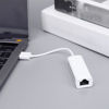 Picture of Grimmstr Network Card USB Type-C to Rj45 100M Driver-Free Network Card Converter Network Cable Adapter Ethernet Adapter Easy Install B, White, 500455110A1