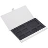 Picture of Hubceuo 9 Micro-SD/SD Memory Card Storage Holder Box Protector Metal Cases 8 TF&1 SD, Black & Silver, 108882
