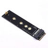 Picture of Kqcibz M.2 A+E Key Slot to M.2 NVME Adapter Card NGFF to Key-M Expansion Card NVMe PCI Express SSD Port Expansion Adapter, Black, 500306819