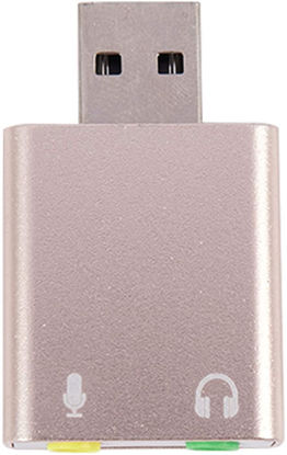 Picture of Useful ProcessedUsb Sound Card 7.1 External USB to Jack 3.5Mm Headphone Stereo Audio Mic Sound Card for Pc Computer Laptop