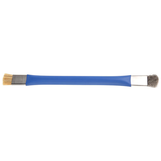 Picture of Srutueo -022B Safe Brush Anti-Static Motherboard PCB Cleaning Brush for Mobile Phone Repair Tools Kit Double Head Convenience, Blue