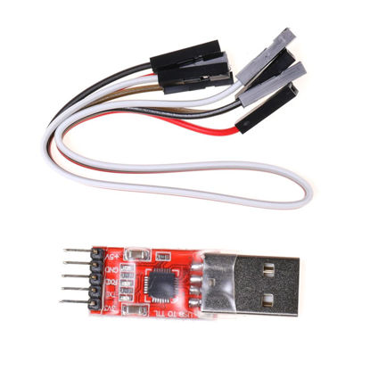 Picture of Pasotim CP2102 Module USB to TTL Serial UART STC Download Cable Line Upgrade A Type USB -USB 5Pin, Red, 500307782