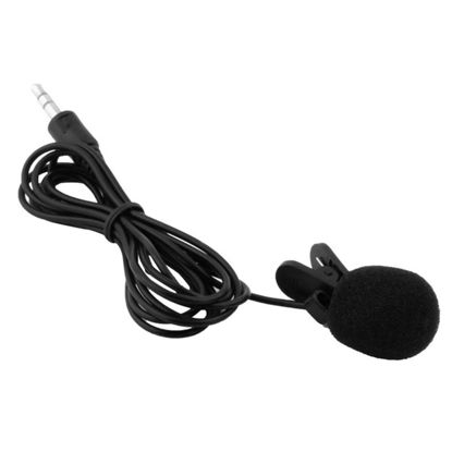 Picture of UKD pulabo Mini Hands Free Clip-On Lapel Mic Microphone 3.5mm PC Notebook Laptop Superiorâ€‚Quality and Creative Beautiful
