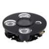 Picture of Kqcibz 3 Array IR led Spot Light Infrared 3X IR LED Board for CCTV Cameras Night Vision (53mm Diameter), black & white, 149244