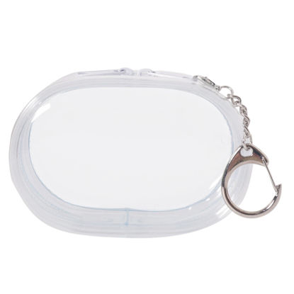 Picture of Transparent Mobile Phone Cable Case,Transparent PVC Storage Bag Cord Charger Organizer Box Waterproof with Keychain | Multifunctional Cable Keeper Cord Organizer for Home Travel