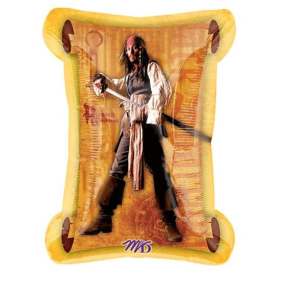 Picture of Anagram CD 34" Pirates Carribean Captain Jack Sparrow Scroll