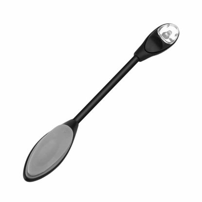 Picture of 1Pc Mini Flexible Clip-On Bright Light Laptop Desk LED Book Reading Lamp - Grey ,