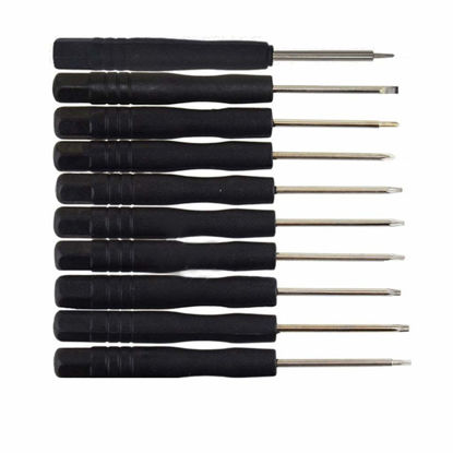 Picture of U-M PULABO Simple & Sophisticated Design10Pcs Aluminum Alloy Screwdriver Set Mini Precision Small Leather Case Tools Phone Pc Laptop Repair Kits Exquisite Workmanship