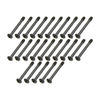 Picture of Kqcibz 25Pcs 6-32x30mm Lengthened Roundhead Mount Screw Cooling Fan DIY Computer Screw for PC Case Video Card, 500335442