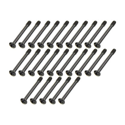 Picture of Kqcibz 25Pcs 6-32x30mm Lengthened Roundhead Mount Screw Cooling Fan DIY Computer Screw for PC Case Video Card, 500335442