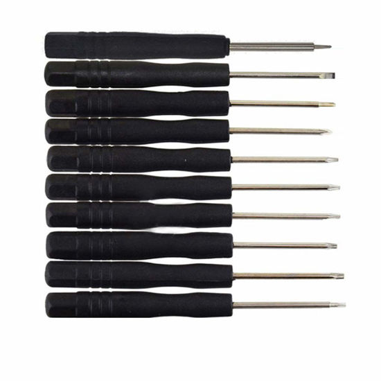 Picture of U-M pulabo 10Pcs Aluminum Alloy Screwdriver Set Mini Precision Small Leather Case Tools Phone Pc Laptop Repair Kits Exquisite Workmanship Beautiful