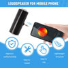 Picture of ALOEU 3.5mm Jack Stereo Mini Speaker Portable MP3 Music Player Speaker Amplifier Loudspeaker for Mobile Phone Tablet PC-Black, 520901A2