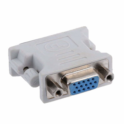 Picture of UKD PULABO Active Cable Adapter Converter DVI-D Male to VGA Female 24 + 1 Pin Male/15-Pin Female