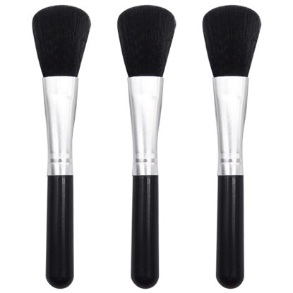 Picture of Toguma 3Pcs Laptop Keyboard Cleaning Brush Portable Notebook Keyboard Brush, Camera Photo Cleaning Brush for Mobile Phones Car Computer (Black)