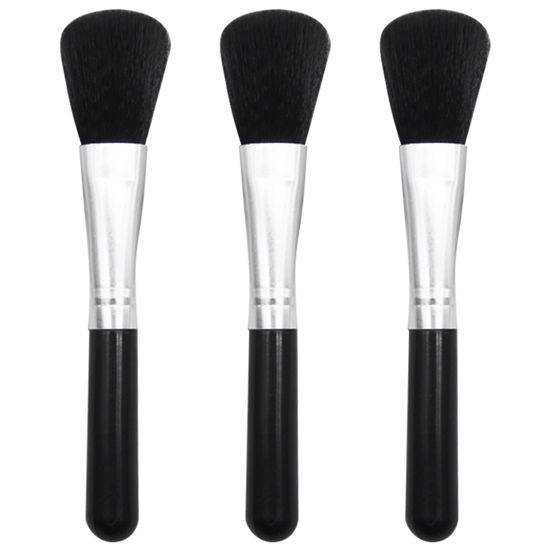 Picture of Toguma 3Pcs Laptop Keyboard Cleaning Brush Portable Notebook Keyboard Brush, Camera Photo Cleaning Brush for Mobile Phones Car Computer (Black)