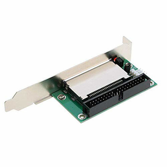 Picture of Kqcibz 40-Pin Compact Flash Card to 3.5 IDE Converter Adapter Pci Bracket Back Panel