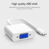 Picture of Srutueo USB C to Vga Adapter,Type C to Vga Adapter Compatible for Pro 2016/2017/2018, Air/Pro 2018,Surface Book 2,Chromebook Pixel/Xp, White, 256897
