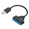 Picture of Generic SATA Cable Adapter Laptop Set HDD SSD 7+15 Pin to USB 2.0 2.5 inch Hard Drive for Office Caring Computer Supplies