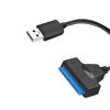 Picture of Generic SATA Cable Adapter Laptop Set HDD SSD 7+15 Pin to USB 2.0 2.5 inch Hard Drive for Office Caring Computer Supplies