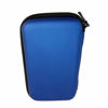 Picture of Hard Drive Case Portable Travel Waterproof Hard Disk Shell USB Protective Storage Shockproof Carry Case Small Bag for Passport Essential Memory Card Blue
