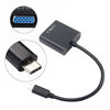 Picture of Srutueo USB-C USB3.1 Type C for Adapter Cable VGA Male to VGA Female Video Transfer Converter 1080P for 12 inch, black, 161818