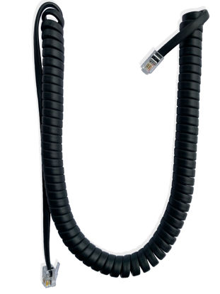 Picture of ShoreTel-IP-Black-9Foot-Handset-Cord - 13 inches Long / 9 Foot When Stretched