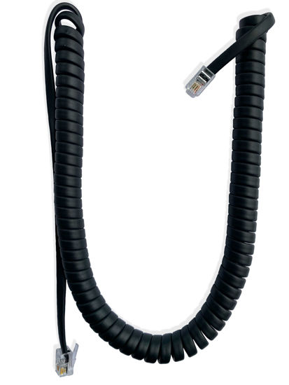 Picture of ShoreTel-IP-Black-9Foot-Handset-Cord - 13 inches Long / 9 Foot When Stretched