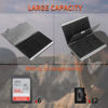 Picture of Lizusidtsy Aluminum Alloy SD & TF Card Holder Case Double-Layer Large Capacity with EVA Slots for 6 SD Cards and 12 TF Cards Silver Aluminum EVA 1 Pcs, 500453758