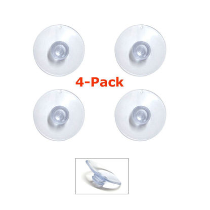 Picture of Ramtech 4-Pack Suction Cups Replacement Kit for Radar Laser Detector Windshield Mounts, Compatible with Beltronics STi Driver, Express 795, Pro 100 200 300 500, Vector 895 940 955 965 995, SCLD