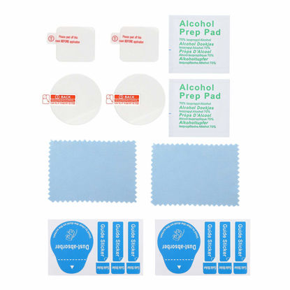 Picture of Screen Protector for Insta360 ONE R, 2 Set Tempered Glass Lens Screen Protector Film for LCD + 4K Wide Angle Lens, 9H Hardness Ultra-Clear Tempered Glass Cover