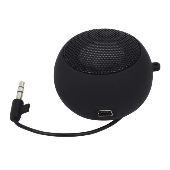 Picture of Hubceuo Mini Speaker Portable Rechargeable Travel Speaker with Aux Input Wired 3.5mm Headphone Jack, 500178732