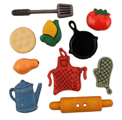 Picture of Buttons Galore Button Theme Pack, Kitchen