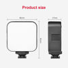 Picture of Lizusidtsy 1 Piece Mini LED Video Light Photography 2W Dimmable for Camera Smartphone Laptop, Black, 500382918