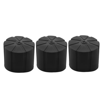 Picture of Lizusidtsy 3Pcs Waterproof Silicone Universal Lens Cap Cover for 65-90mm DSLR Camera Lenses