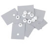Picture of 10 pcs TO-220 Silicone Thermal Heatsink Pads +10pcs Insulator Pads W/Insulating Particles for LM78XX/LM317/TDAXX