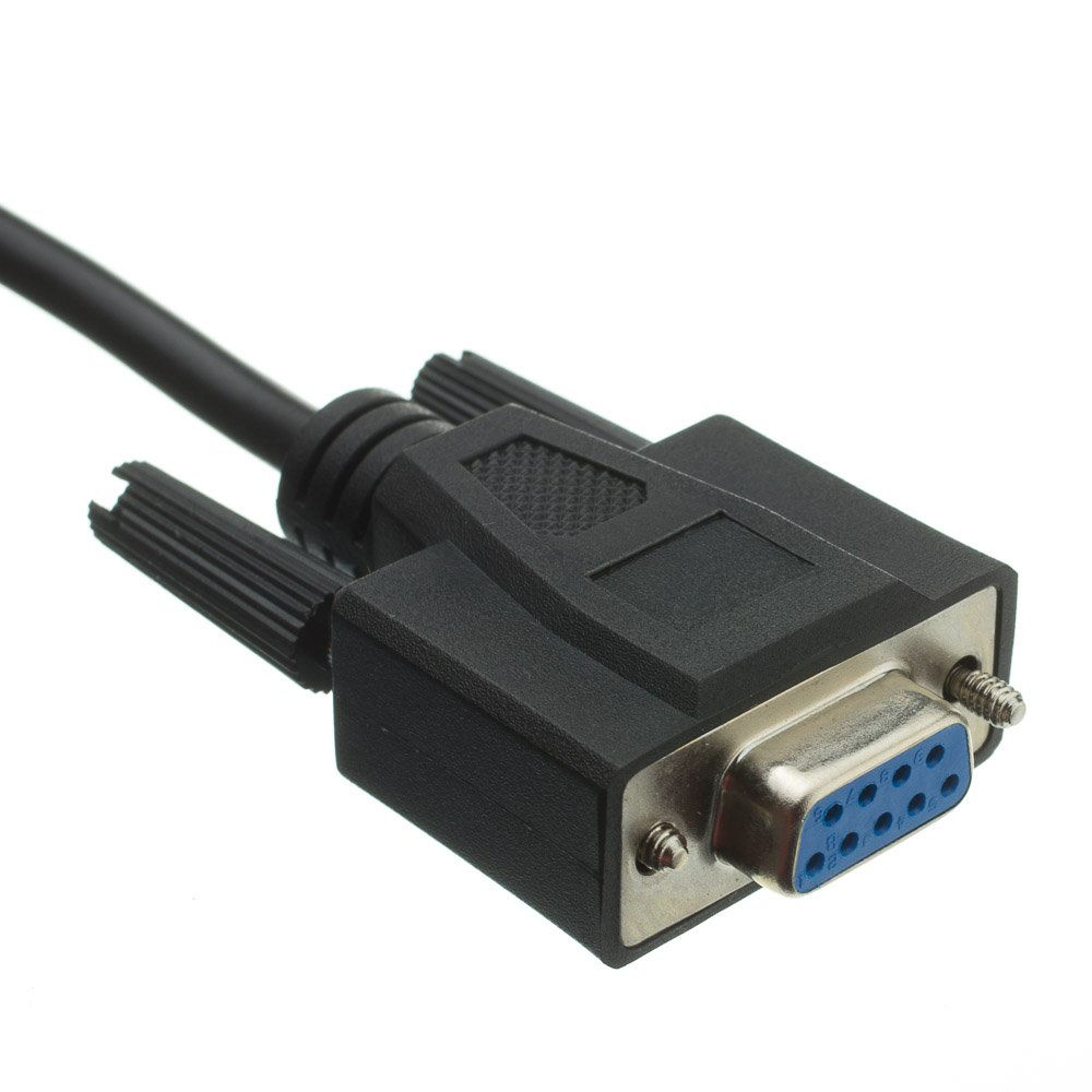GetUSCart- CableWholesale 6 feet DB9 Female Serial Cable, DB9 Female to ...