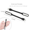 Picture of Sokelinn-six Mini USB Light, Portable Book Reading Lamp with 6 LEDs Protect Eyesight, USB Powered for Power Bank Computer Laptop Flexible Bendable Night Light-2 Pack (Black)