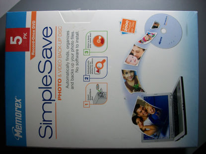 Picture of Memorex Simplesave Photo & Video Back-up Disc