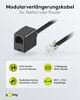 Picture of goobay Wentronic Modular Extension Cable 6 Pin RJ12 Plug to RJ12 Socket 6 m Black